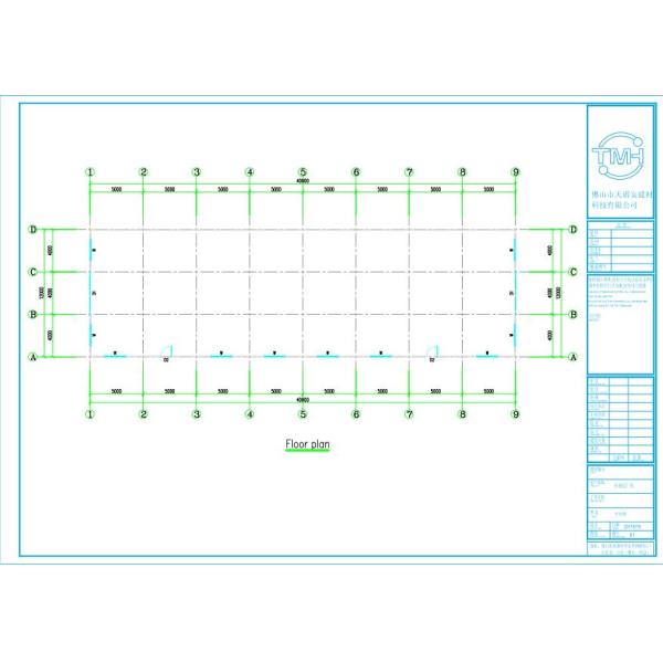 Armazém personalizado da construção de aço da luz do projeto para a empresa Filipinas montadas fáceis