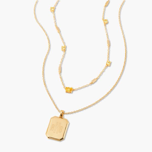10 Grams Wedding Copper Necklaces Elegant Willow Birthstone Layering Set