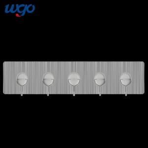 380mm SS304 Shower Bathroom Wall Hooks Suction 8kg Bearing Fixed Type
