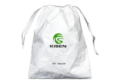 Neoprene Satin Tyvek Drawstring Bags , High Technology Reusable Tyvek Paper Bag