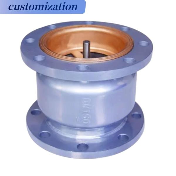 Estrutura do diafragma Hc41x Pn10 Pn16 Sump Pump Double Flange Muffler Silent Check Valve