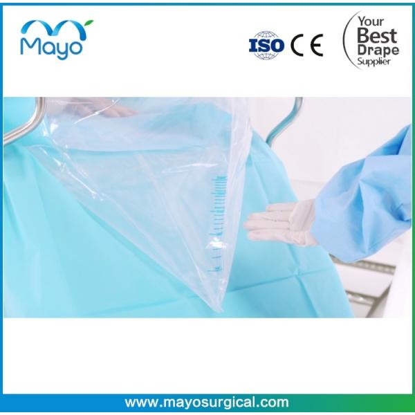 Surgical Obstetrics Drape Pack With Fluid Collection Pouch And Leggings