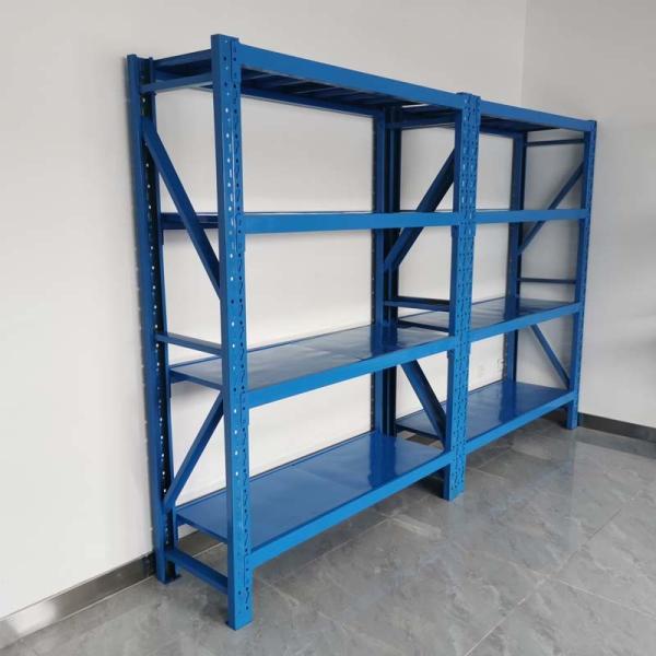Warehouse Assembly Required Industrial Metal Shelving In Black For Customized Needs