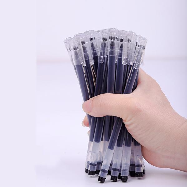 Plumas automáticas de relleno de tinta con gel de relleno de tinta 05 mm para bolígrafo de plástico de colores a granel