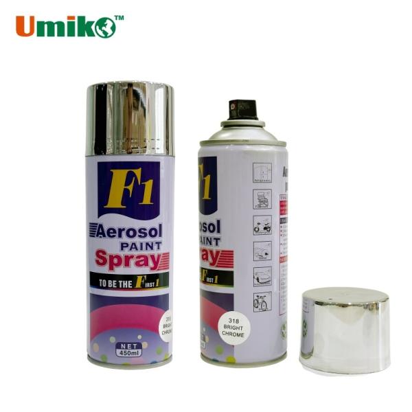 Factory Wholesale Chrome Effect Custom Spray Paint for Multi Surface Repair