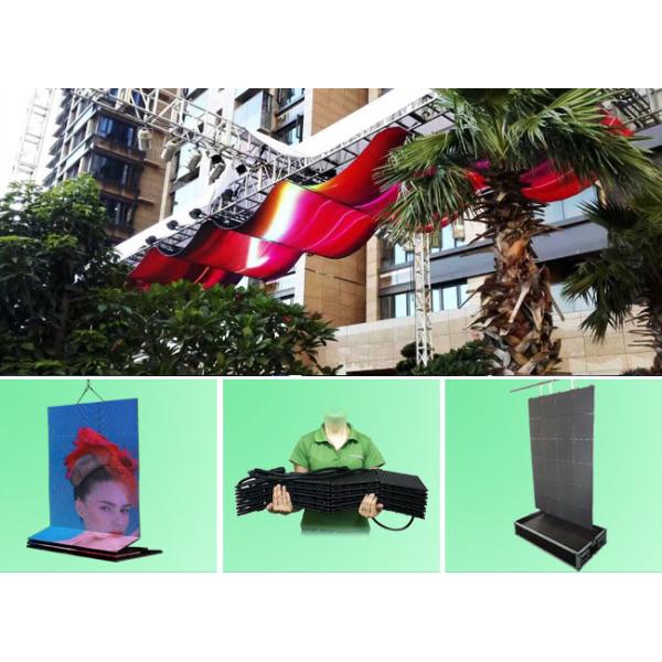 6000Nits Ultra Slim Outdoor Advertising LED Screen Video Wall Waterproof