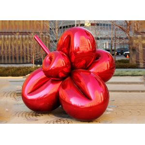 Большим длина покрытия 300км скульптуры металла площади металла покрашенная украшением Титанюм