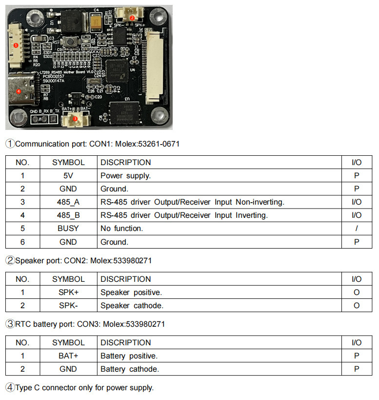 1.77‑inch 240x320 serial screen, RS485 signal interface LCD display module, UART board, capacitive touch screen