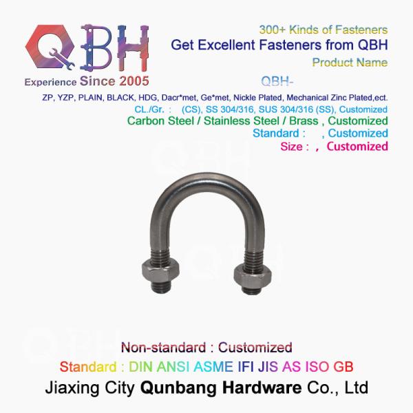 квадрат u нержавеющей стали 4,8 304 316 скрепляет болтами штемпелевать