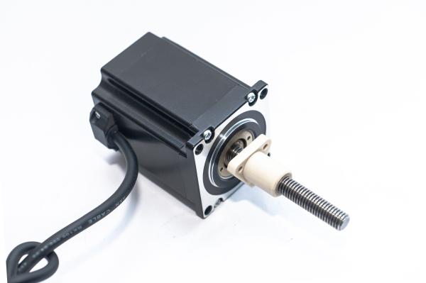 10.8VDC moteur pas à pas hybride linéaire 57 mm moteur à vis à plomb