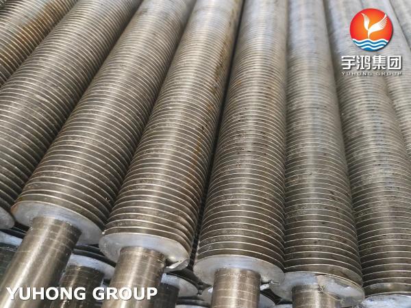 ASME SA179 Integral Finned Aluminum Tubing Stainless Steel Heat Exchangers Custom