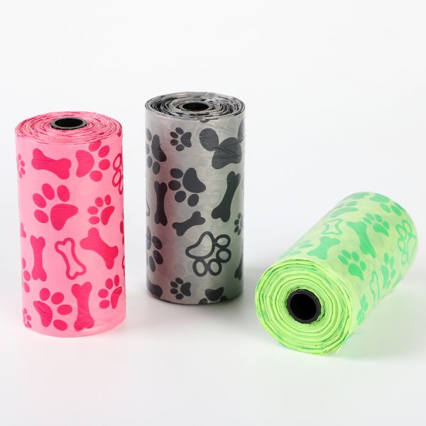Eco Friendly Certified Compostable Pet Waste Bags Unscented Tear Resistant