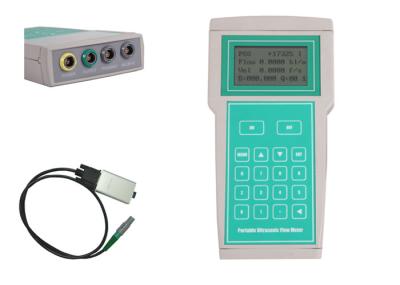 Medidor de fluxo ultrassônico não do contato Handheld com saída de pulso do registador de dados RS232