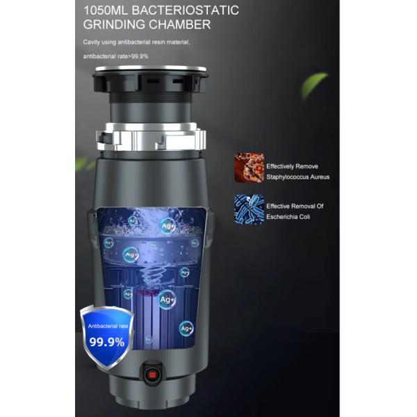 220V Food Waste Disposer Kitchen Garbage Disposal For Home  School