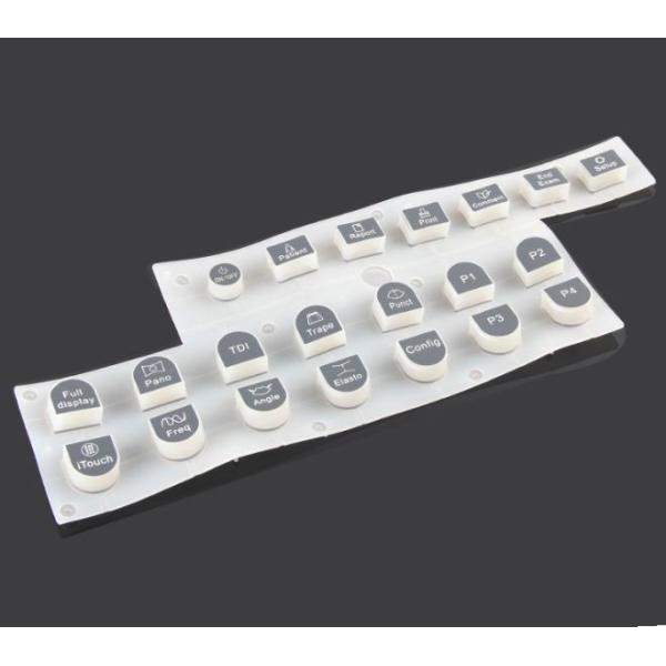 Клавиатура силикона формования прессованием медицинская для машины ультразвука