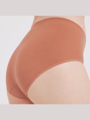 Ladies' Mid Rise Cotton Hipster Panties Seamless Anti Odor