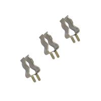 Fuse-blocs en laiton nickelé PC Board PCB Mount Fuse Clip FS-001 Pour GMA GDC 217 5x20 mm Cartouche de tube en verre céramique F