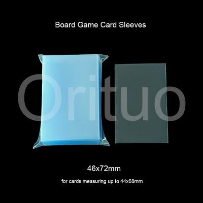 Mangas de jogo de tabuleiro de baralhar fácil sem PVC tamanho 46x72mm