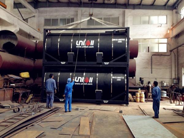 Stackable Asphalt Heating Tank LR Registered Space And Freight Saving