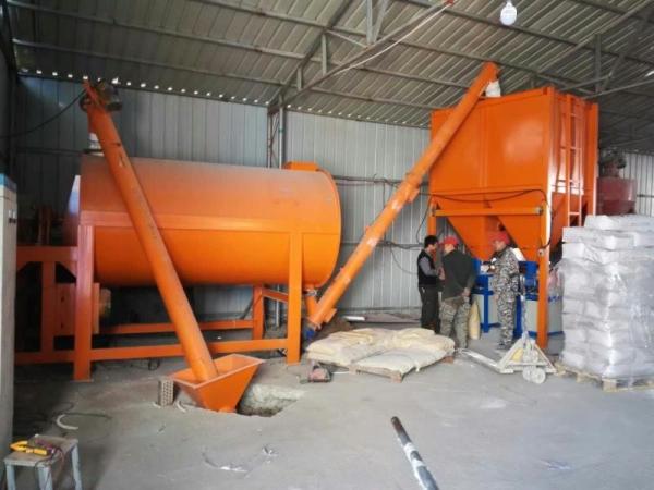 a telha do revestimento da nata da massa de vidraceiro da parede da máquina do almofariz 1-10t/H reboca misturadores esparadrapos do pó