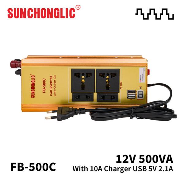 500w modified sine wave  inverter socket converter with charger