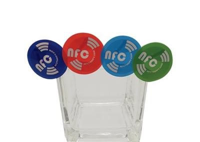 White Smart Electronic NFC Tag Sticker / Forum  TYPE 2 Custom Nfc Tags