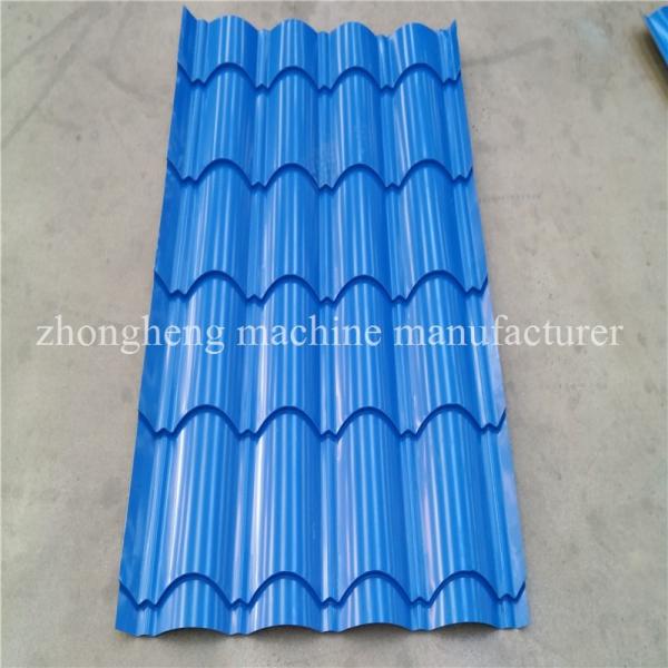 2 - 3 M / Min Speed Glazed Tile Roll Forming Machine for Making Steel Plate