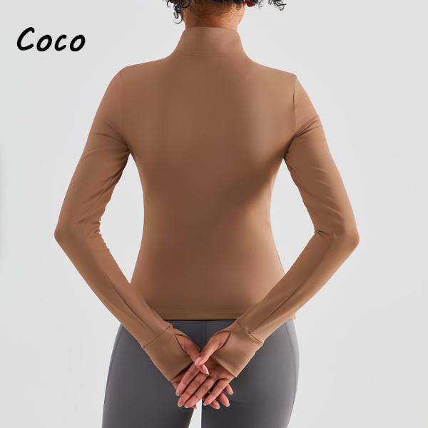 Winter Plush Horse Riding Base Layer Half Zipper Warm Equestrian Top