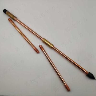 A Senhora Earthing Rod With Chemical Copper Internal rosqueou a terra elétrica Rod