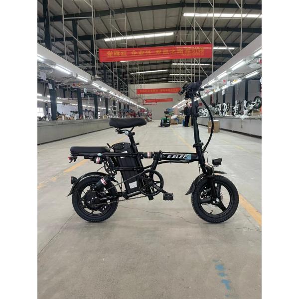 Steel Frame Rear Hub Motor Electric Bicycle Small Folding Chain-Locked and Hotly Sought-After