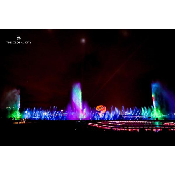 Нержавеющая сталь 304 Вьетнамский танцевальный фонтан многоцветный