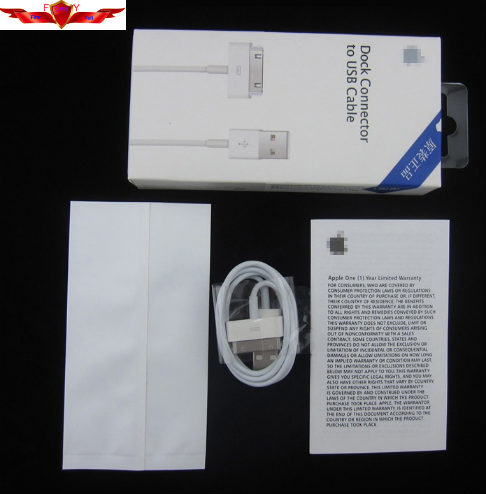 100% ORIGINAL GENUINE OFFICIAL APPLE IPHONE 4 4s USB CHARGING CABLE IPAD 2 3