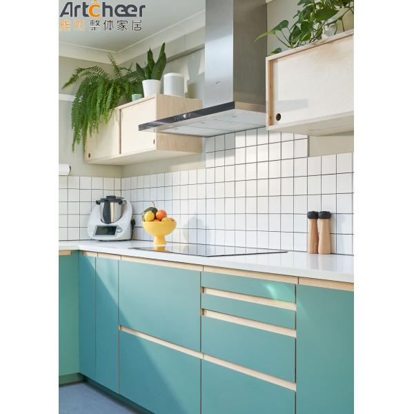 Кухонные шкафы с островным долговечным лаком и современным дизайном