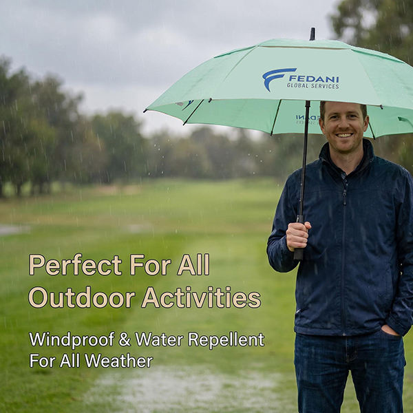 Custom Color Umbrella | 3-Year Warranty Windproof Golf Umbrella