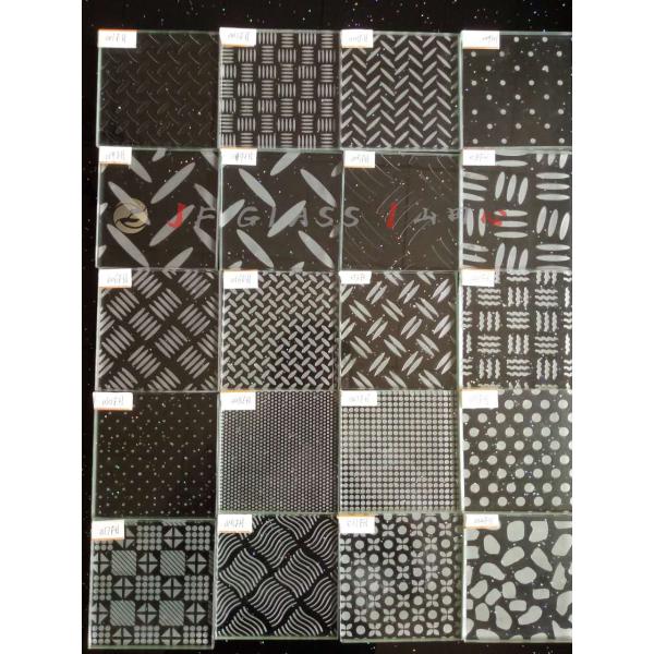 Flat Acid Etched EN12150-1 5MM Shower Enclosure Glass