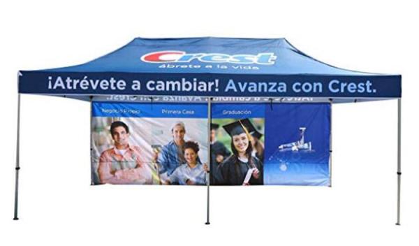 Trade Show Advertising Folding Tent Water Resistance Printed Marquee 3x6