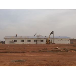 80m Clear Span Space Frame Gymnasium Sports Hall Steel Structure Stadium Column Free Roof Design Q355B Truss