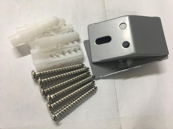Metal Mounting Urinal Hanging Brackets Stainless Steel Material With Fixing Fitting
