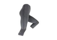 Noir élevé de guêtres de gymnase de dames du Spandex 230gsm Waisted de forme physique