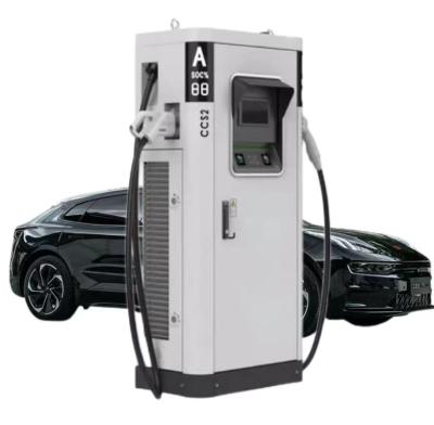Fast Car Commercial EV Charging Points Business OCPP 60kW DC 8 Inch LCD Touch Screen