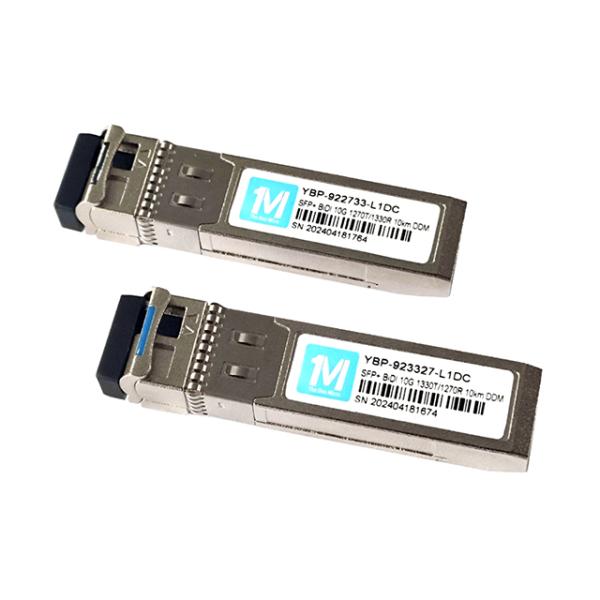 10G SFP BIDI 80km 1490nm/1550nm WDM LC Connector DDM Optical Transceiver for Bandwidth Data Center Applications