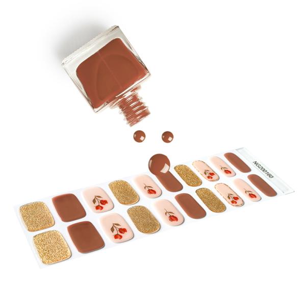 Solid Color Full Cover Semi Cured Gel Fake Nails for Customer's Requirement Customized