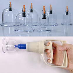 Class I Silicone Valve Cupping Set for Chinese Massage Therapy and Sport Recovery