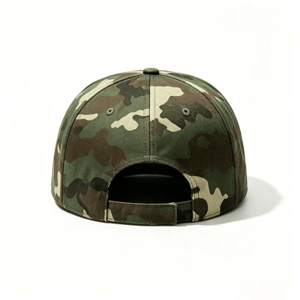 Constructed Shape 6 Panel Trucker Cap with Curved Visor and Plastic Snapback Closure for Adjustable Fit