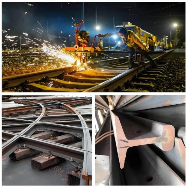Railroad Steel Rail 55Q Chinese Standard 12kg Light Steel Rail Q235B For Smooth Train Travel