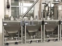 400L Stainless Steel Vacuum Conveyor For Powder Tote IBC Tank Container