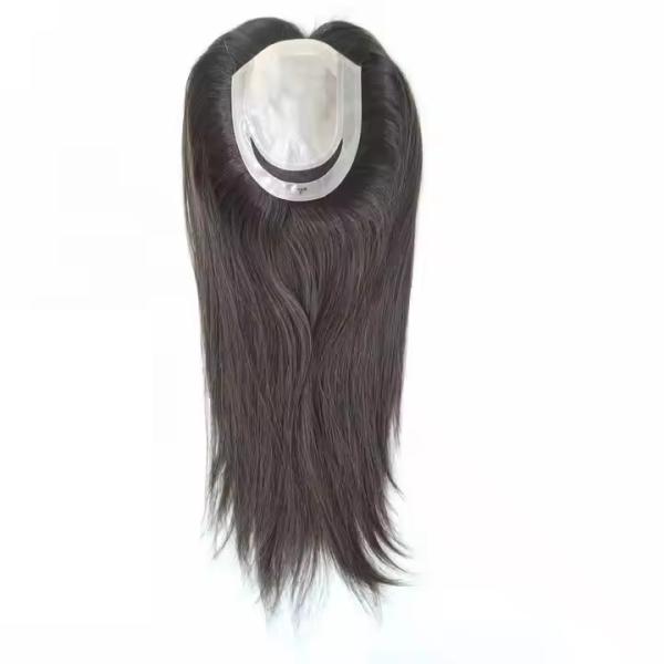 16 100% Chinese Cuticle Remy Hair Toupee for Women Hair Silk Top Hair Topper