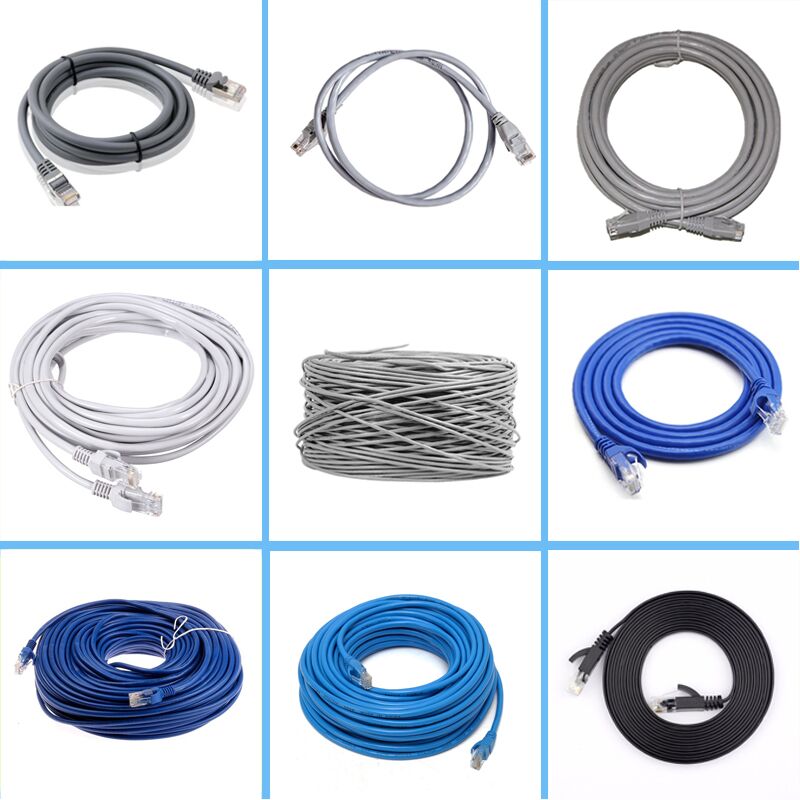 Высокоскоростные медные провода кабеля ethernet компьютера Cat6 кабеля Lan общие использовали 0.505mm