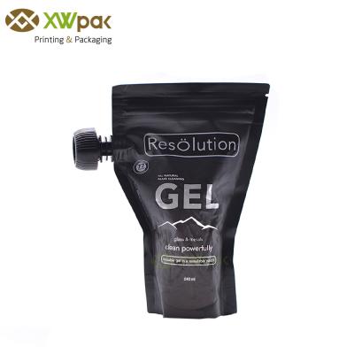 Reusable Drink Food Liquid Pouch Packaging Stand Up Plastic Side Sealing 5mm