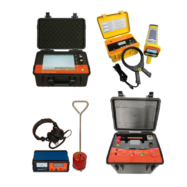 Full Set Cable Fault Tester with TDR, Path Tracer, Pinpointer and High Voltage Surge Generator for 0-35kV Power Cables